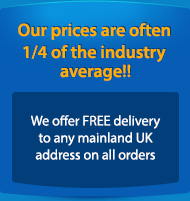 Our prices are often one third of the industry average
