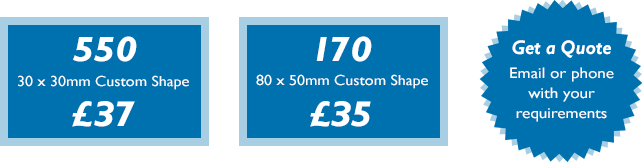 500 30mm round digital stickers for £37
